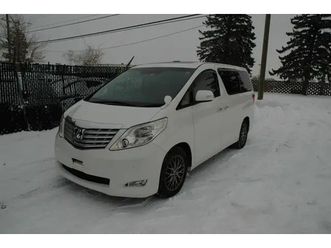 jdm 2010 toyota alphard g l-package (088,000kms)