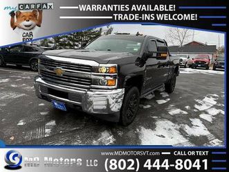 2016 chevrolet silverado 2500hd 2500 hd 2500-hd work truck 4x4crew 4 x