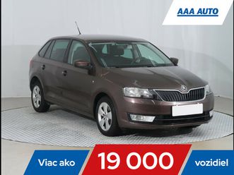skoda rapid spaceback 1.2 tsi, ambition, sr,1.maj, klíma