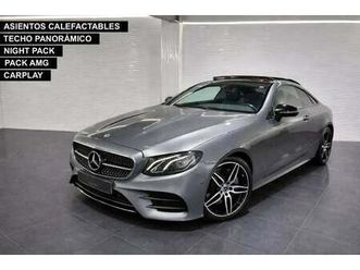 mercedes-benz clase e descapotable automático de 2 puertas