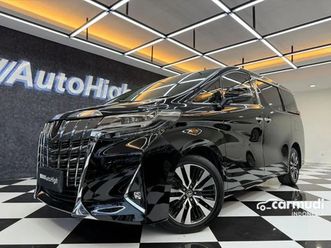 2022 toyota alphard 2.5 g mpv [km17.000] nik2022 black on beige pilot seat heater seat record atpm #autohigh #best offer