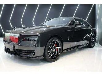 rolls-royce spectre coupe black badge, bespoke audio, two-tone interior, dealer warranty + service!!