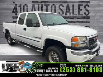 2005 gmc sierra 2500hd sle extended cab
