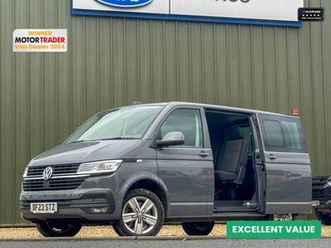 2023 volkswagen transporter auto crew cab swb l1h1 t32 tdi kombi highline air con cam euro 6 crew...