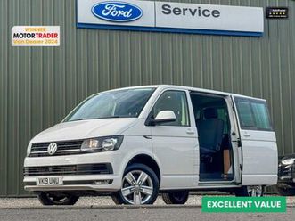 2019 volkswagen transporter crew cab swb t32 tdi kombi highline air con nav sensors euro 6 no vat...