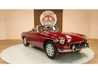 1974 mg mgb rouge foncé manuel, 4 vitesses conduite à gau...