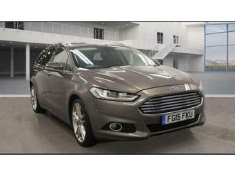 ford mondeo 2.0 tdci 180 titanium x pack turbo diesel estate st alloys 64,000