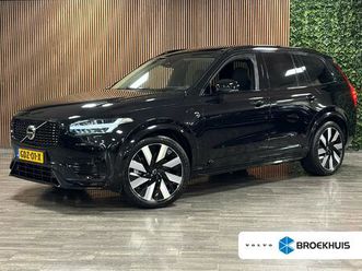 volvo xc90 t8 awd recharge ultra dark vol! | bowers & wilkins | luchtvering | stoelventilatie | trekhaak | 360 camera | head-up display | stoelmassage | 455pk |