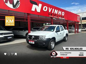 renault oroch pro 1.6 flex 16v mec.