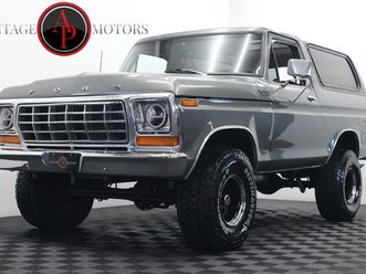 1978 ford bronco v8 auto 4x4 round headlight custom