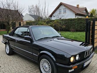 bmw e30 cabrio 325i z klimatyzacją nowe kamienice • olx.pl
