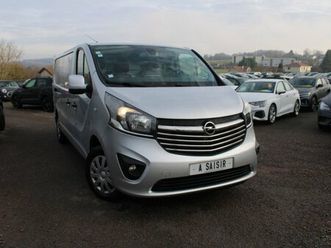 opel vivaro fg 1l6 cdti 120cv l2 h1 diesel 3 places boite 6 caméra gps usb bluetooth régulateur