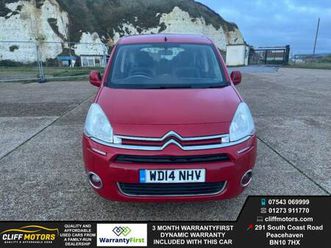2014 citroen berlingo vtr - long mot - rare 7 seater - finance available - 3 month warranty