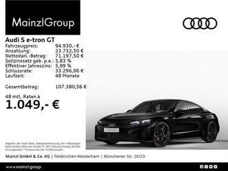 audi s e-tron gt quattro matrix hud pano b&o nappa