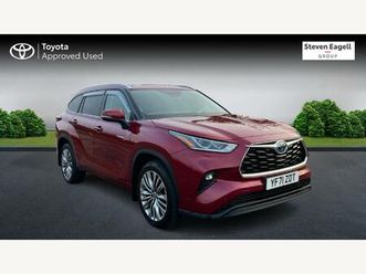 toyota highlander excel suv's 2.5 vvt-h excel cvt 4wd euro 6 (start/stop) 5dr