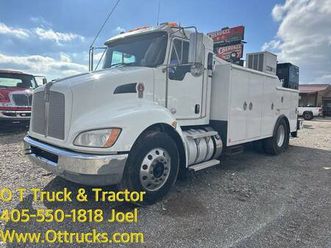 2016 kenworth t370 service truck stellar 14528 14000lb crane welder 16