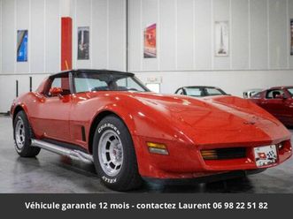 chevrolet corvette c3 side pipe l81 v8 1981 tout compris