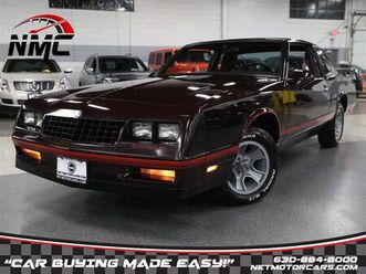 used 1987 chevrolet monte carlo ss aero coupe