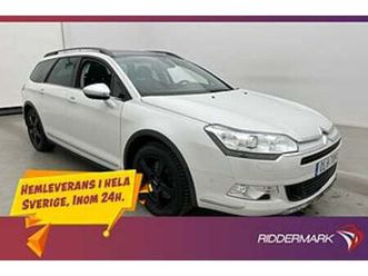 citroën c5 tourer 2.2 hdi pano värmare nav kamera drag
