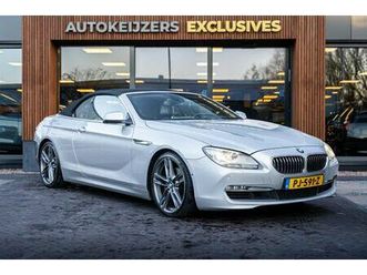 bmw 6-serie cabrio - 640i high executive leer sportstoelen navi