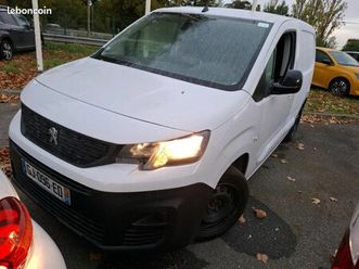 peugeot partner asphalt bluehdi 130 ch eat8 1ere main 08/2022 gps carplay+camera
