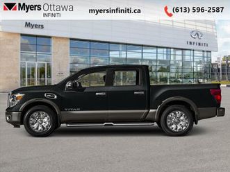 used 2018 nissan titan platinum - leather seats