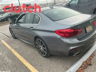 2017 bmw 5 series 540i xdrive w/ apple carplay, sunroof, heated