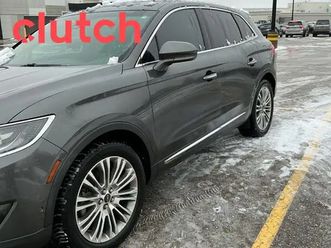 2018 lincoln mkx reserve awd w/ apple carplay & android auto, he
