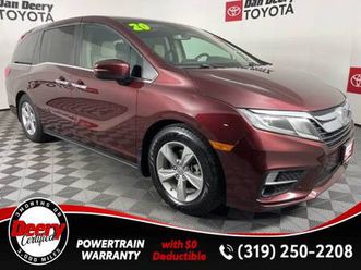certified 2020 honda odyssey ex-l deep scarlet pearl