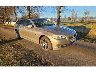 bmw 520 d steptronic svensksåld, skinn, gps, drag, m-spor lm. bi-xenon