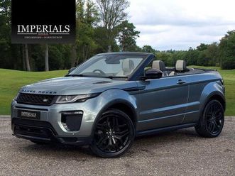 2016 land rover range rover evoque 2.0 si4 hse dynamic lux (start/stop) convertible 2d