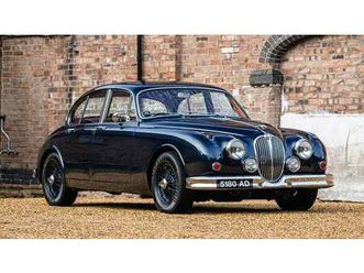 1960 jaguar mark 2 indigo-blue manuel conduite à droite i...