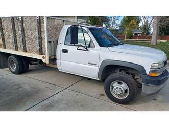 2002 gmc 3500 dually flat bed
