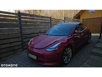 tesla model 3 langstreckenbatterie allradantrieb dual motor performance