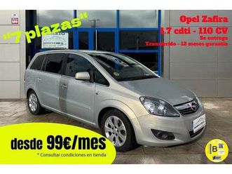 zafira 1.7cdti 111 years
