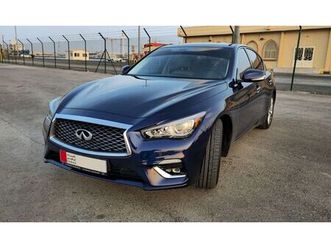 infiniti q50 2024 | blue | 3.0l twin-turbo | low mileage | under warranty