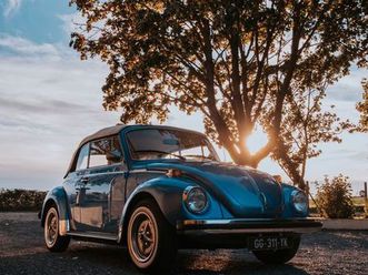 vw coccinelle 1303 cabriolet karmann – champagne edition ii (1978) 14 700 miles d’origine • moteur 1.6 injection us • état concours