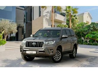 toyota prado vxr 2.7l a/t | 2019 | gcc specs | original paint | aed 2,150 per month