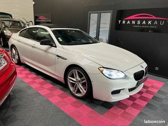 bmw serie 6 gran coupe f06 640d 313 cv xdrive m sport a + toit ouvrant + sièges électriques et chauffaants + caméra de recul