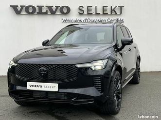 volvo xc90 t8 awd hybride rechargeable 455 ch geartronic 8 7pl black edition