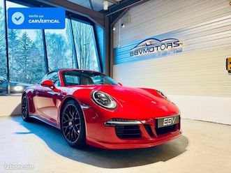 porsche 911 991 targa 4 gts 3.8 430 cv kit x51 rouge carmin 45k d'options