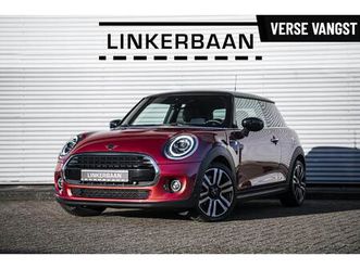 mini cooper 1.5 | chili | panodak | h&k | led | leder | indian summer red edition | nl auto |