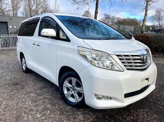 2008 toyota alphard fresh import g edition 3.5 v6 auto 4wd 8 seats mpv petrol 4/b grade ulez mpv ...