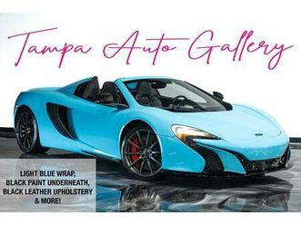 used 2016 mclaren 650s spider convertible 2d