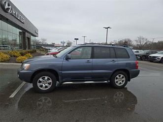 used 2002 toyota highlander limited