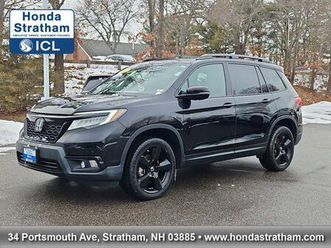 certified 2021 honda passport awd elite