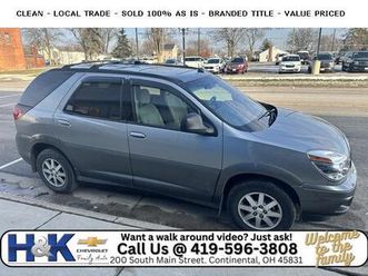used 2004 buick rendezvous cx
