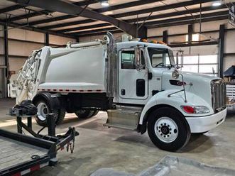 2013 peterbilt 337 8yd loadmaster packer trash truck auto ac under cdl