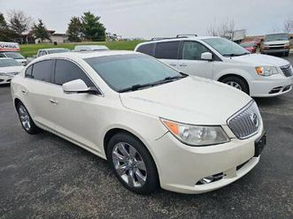 2013 buick lucerne white heated leather seats chrome wheels dependable