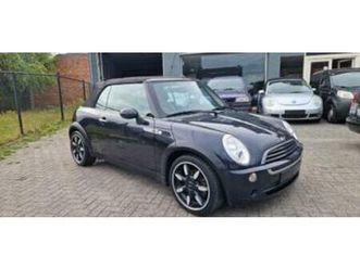 ② mini cooper cabrio 1.6 à essence bj 2008 134000 km — mini — 2ememain